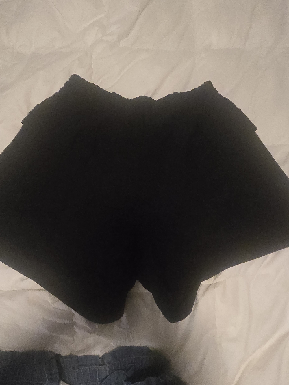 Black Women's Elastic-Waist Shorts